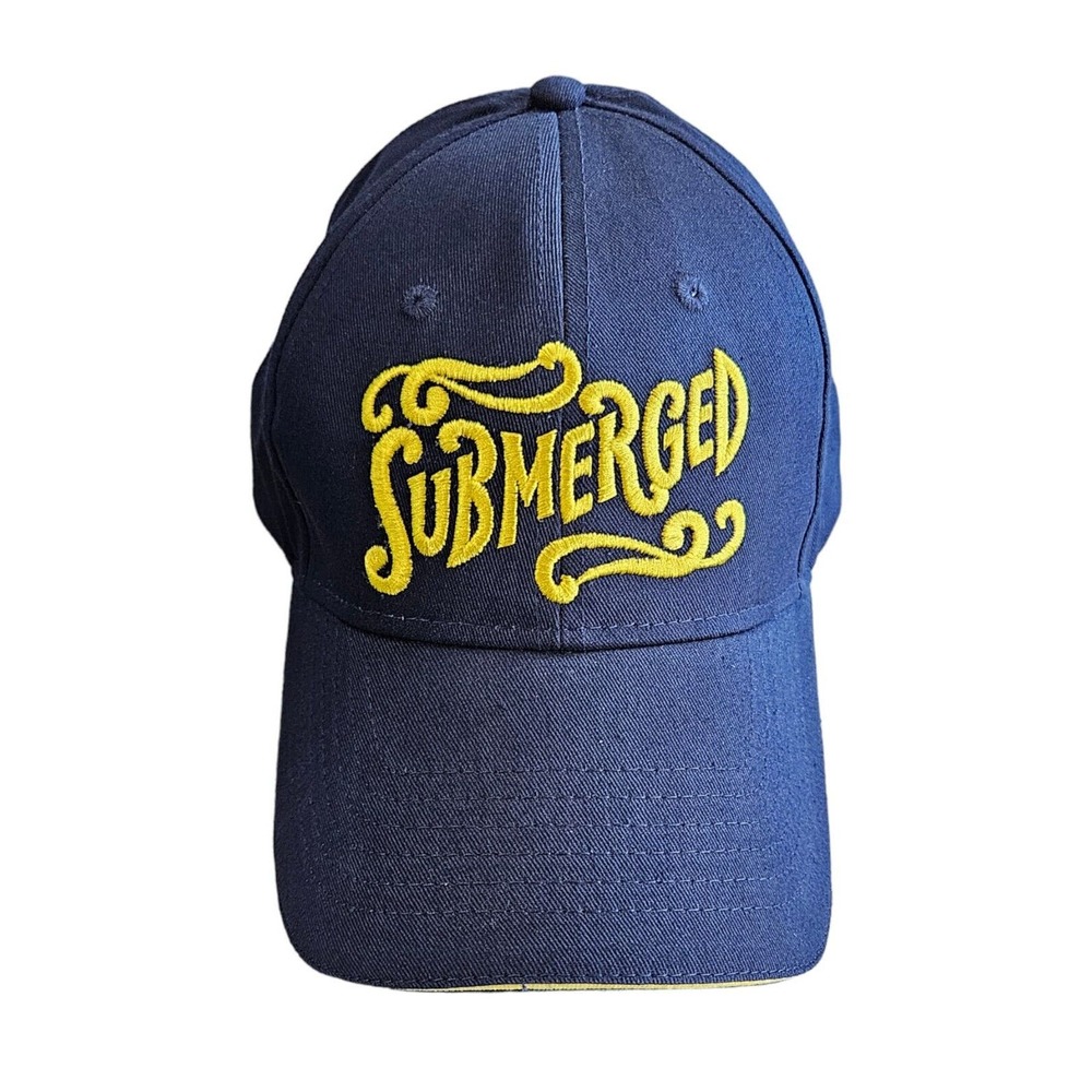 LifeWay Baseball Cap Psalm 139:23-24 Submerged Navy Blue Yellow Christian